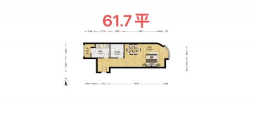 丰隆城市中心1室1厅1卫