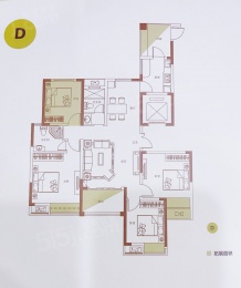 4室2厅2卫户型图
