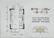 杭州第三城久境府1室1厅1卫