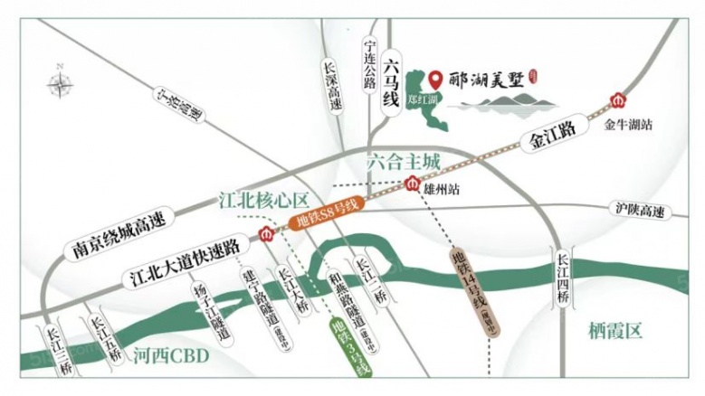 郦湖美墅区位图