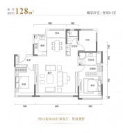 金地·藝墅家风华印3室2厅2卫