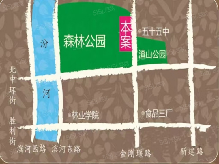 林溪森园区位图