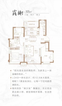 3室2厅2卫户型详情
