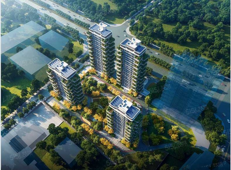 第四代住房东山森林庭院效果图