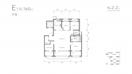 4室2厅2卫户型图