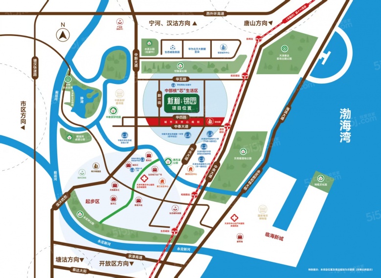 新和锦园区位图