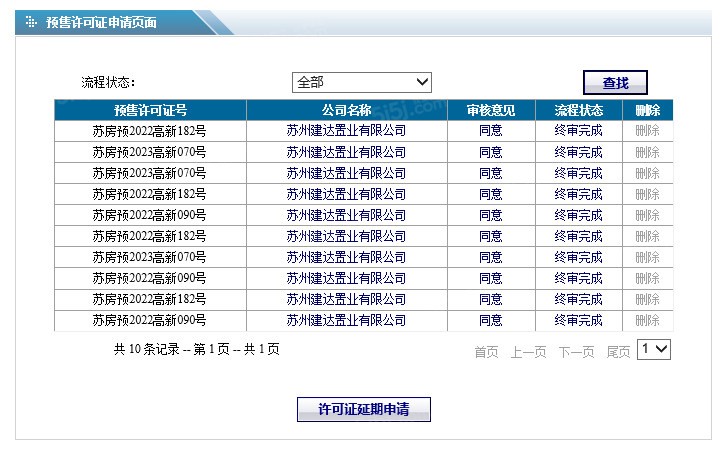 中建观澜雅境预售许可证