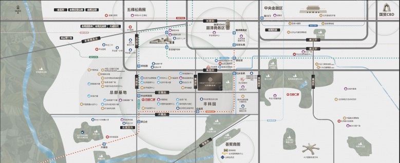 北京隅•西颂区位图