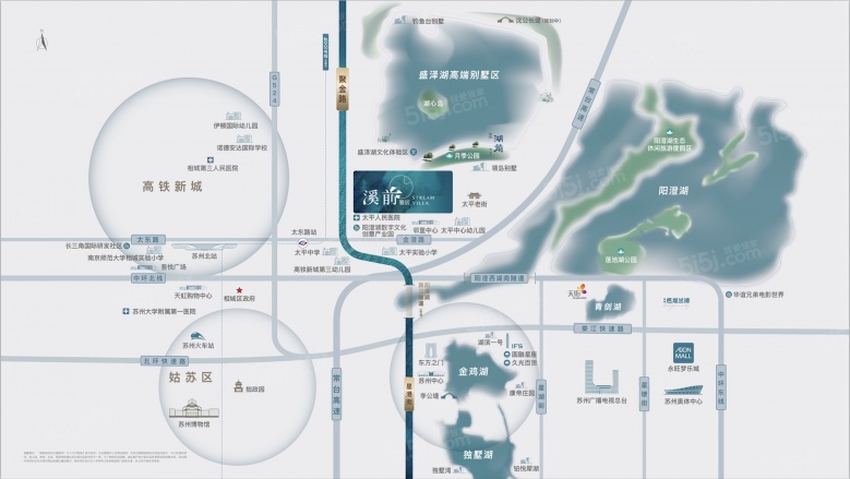 溪前雅居区位图