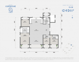 4室2厅3卫户型图