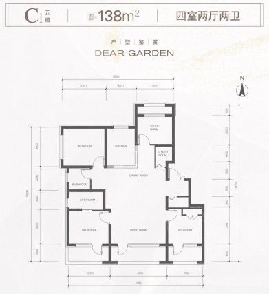 4室2厅2卫户型详情