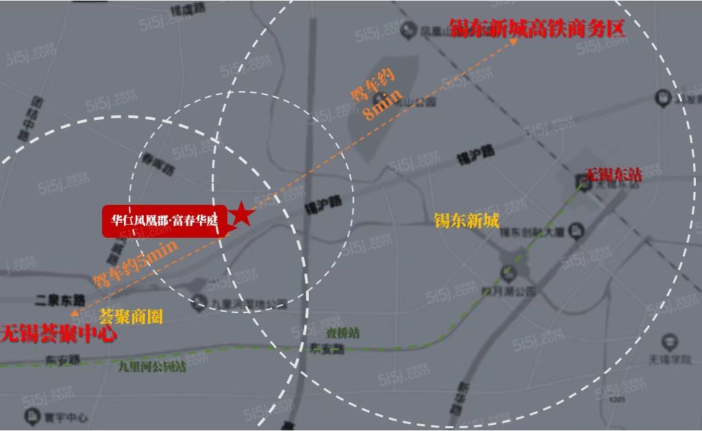 华仁凤凰郡区位图