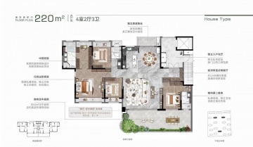 蠡棠森屿4室2厅3卫