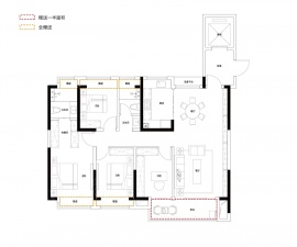 4室2厅2卫户型图