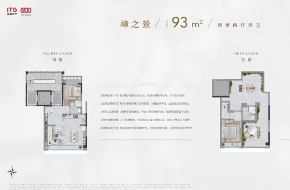 2室2厅2卫户型详情