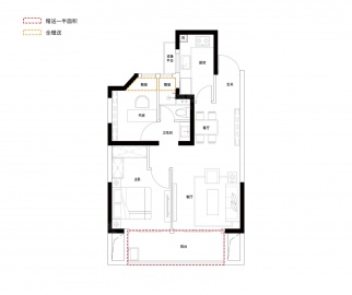 奉发云境2室2厅1卫