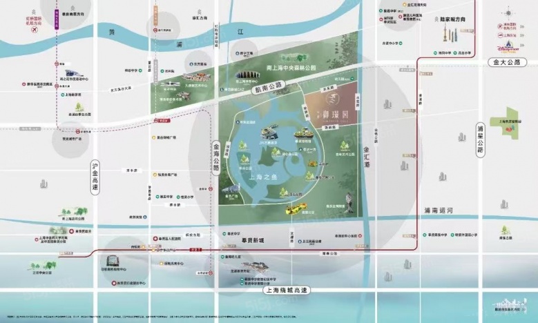 中建御璟园区位图