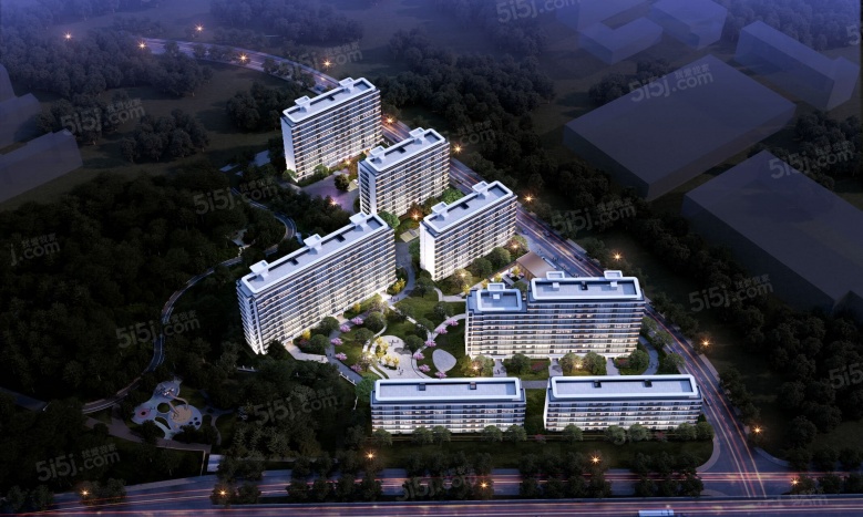 中铁建花语伴山效果图