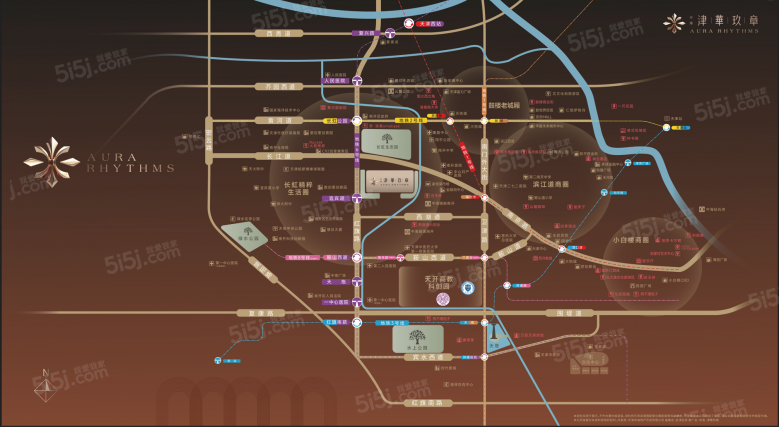 中海·津華玖章区位图