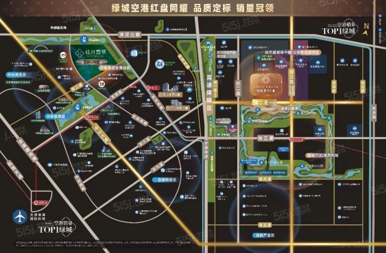 绿城桂语安澜区位图