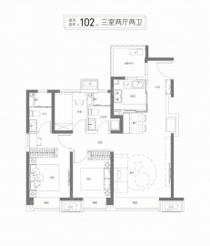 万科东庐3室2厅2卫