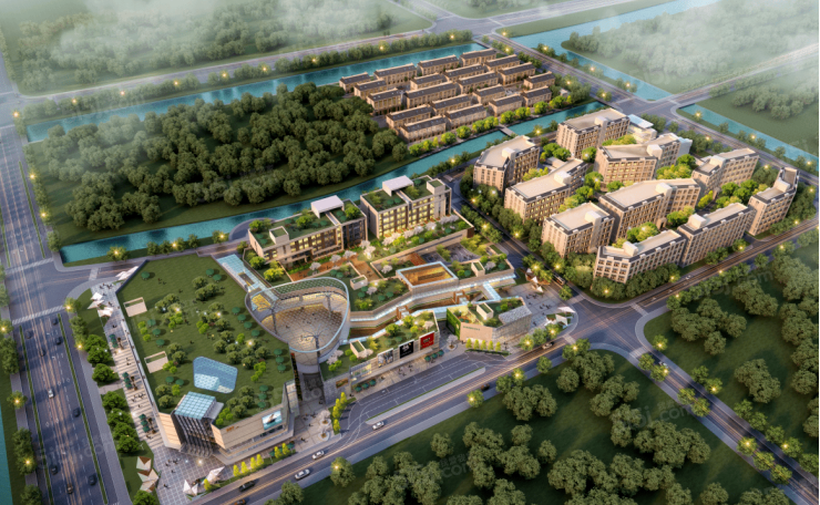 佘山溦沨沙盘图