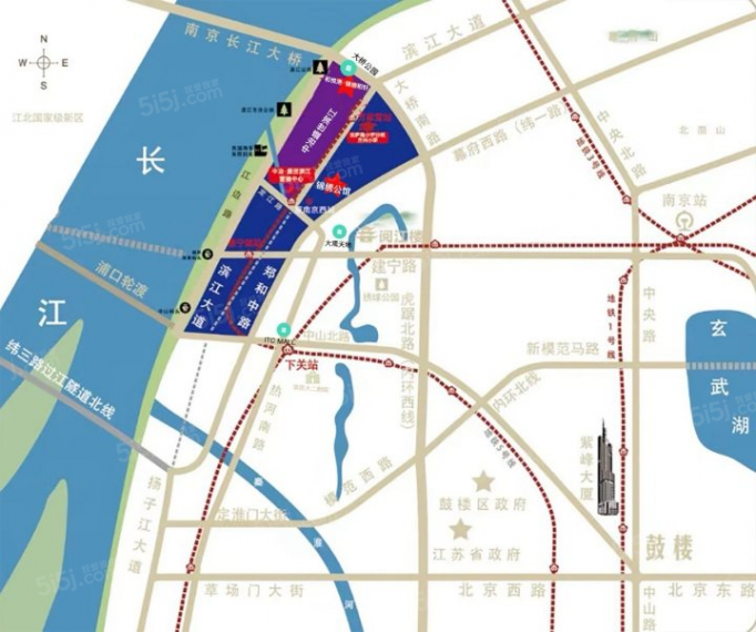 中冶锦绣公馆区位图