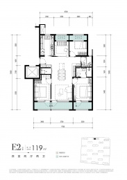 4室2厅2卫户型图