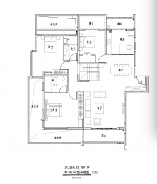 4室2厅2卫户型图