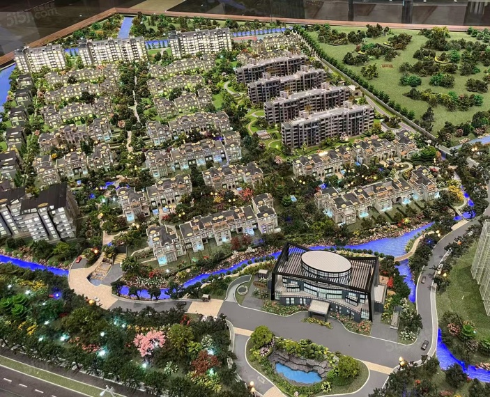 虹桥融景沙盘图