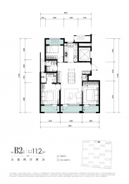 3室2厅2卫户型图