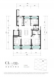 4室2厅2卫户型图