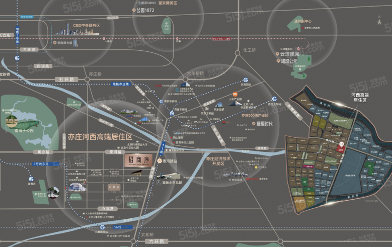招商序区位图