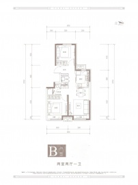北京京玥兰园2室2厅1卫