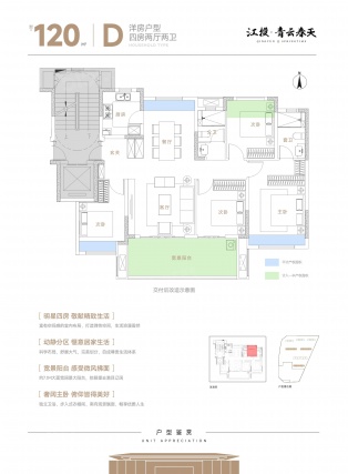 4室2厅2卫户型详情