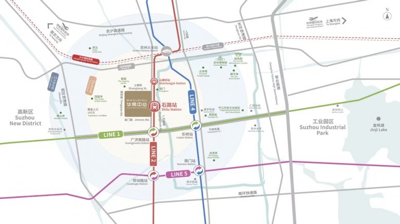 华贸姑苏里区位图