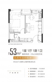 华润润珹中心|润玺1室1厅1卫
