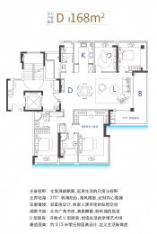 4室2厅3卫户型图