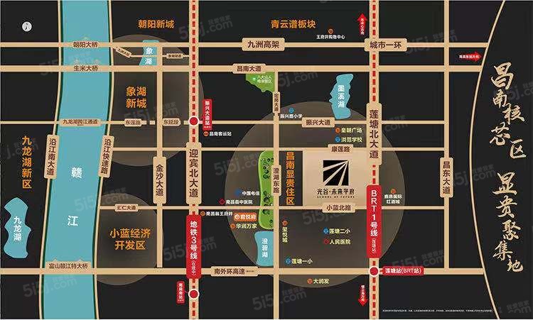 粤铁投未来学府区位图