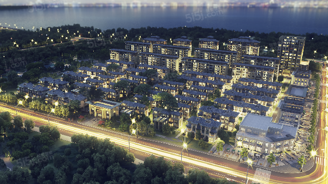 华邦观湖别院效果图