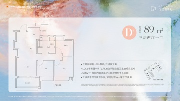 金地嘉峯汇3室2厅1卫