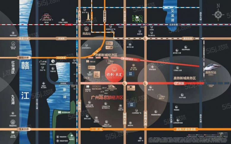 保利天汇区位图