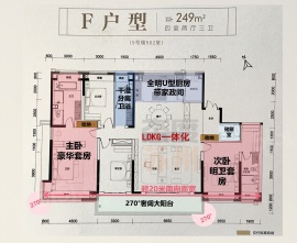 4室2厅3卫户型图