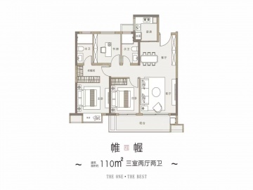 景域铂悦3室2厅2卫