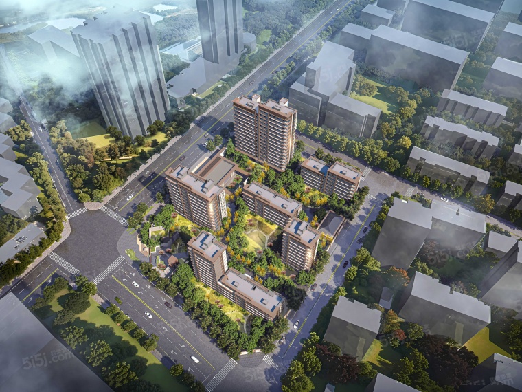 中国铁建花语璟云效果图