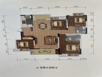 华勤湖畔花园4室2厅2卫