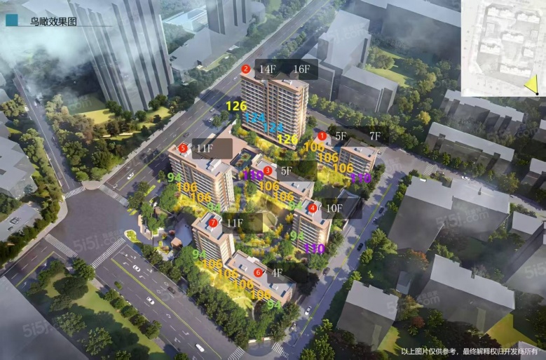 中国铁建花语璟云效果图