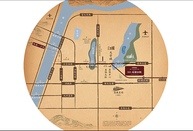 华邦观湖别院区位图