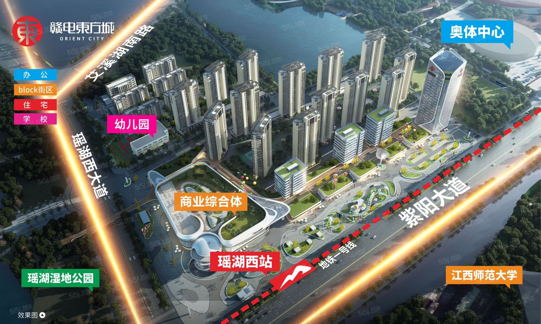 赣电东方城沙盘图