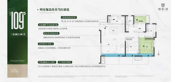 3室2厅2卫户型详情